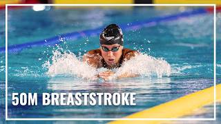 Qianting and Siroky Separated by .03 in 50M Breaststroke | 2026 Pan Pacific Swimming Championships