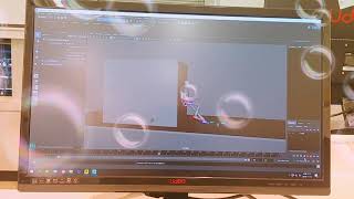 [Maya] Animating A Character Push the Big Box