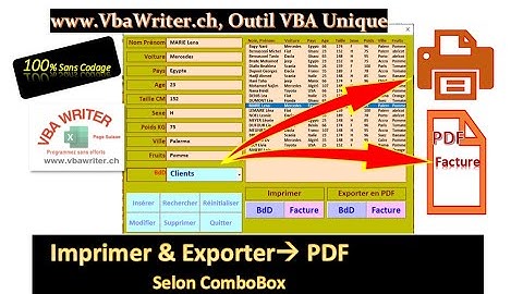 VBA Imprimer- Exporter en PDF selon Sélection dans ComboBox- 4/4 Sans Codage_40. VbaWriter.ch