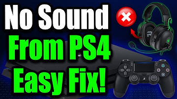 How to Fix PS4 No Sound on TV or Headphones! (Best Method!)