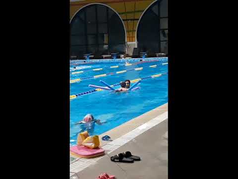 Sarah in Hills Pool