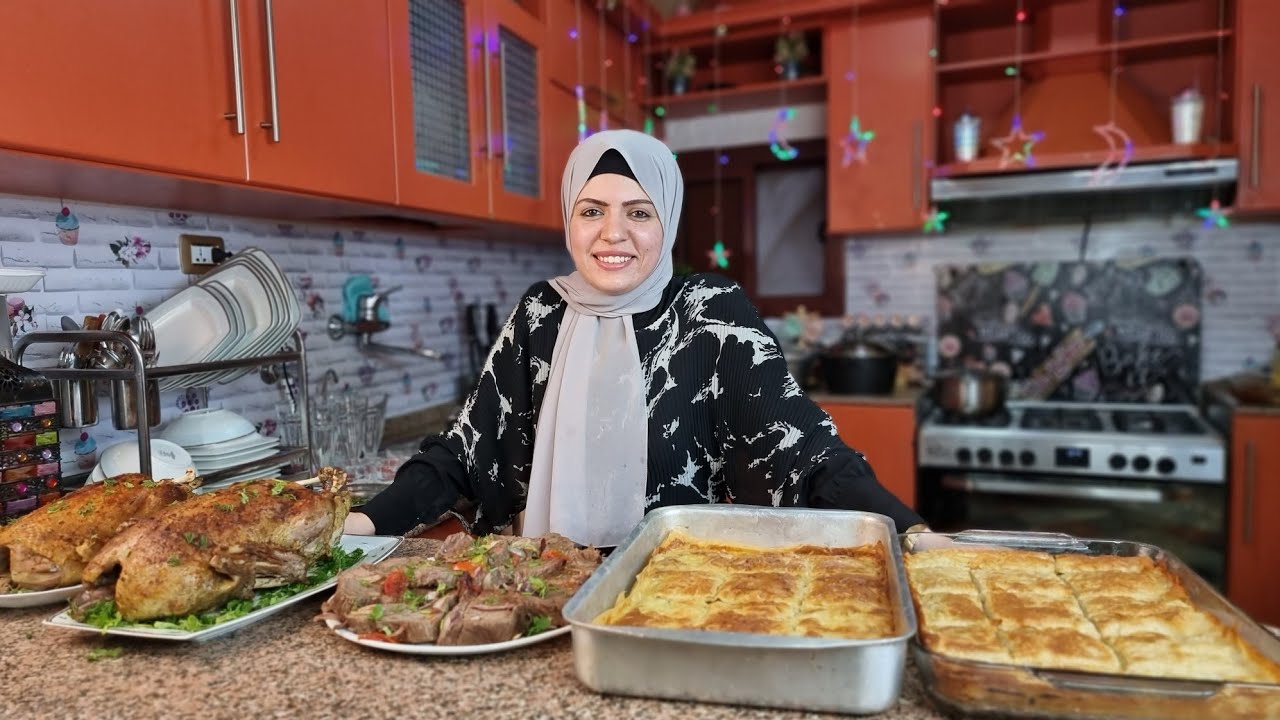 عزومتي لاخوات زوجي البنات علي طريقة حماتي الله يرحمها أصناف كتير في وقت قليل