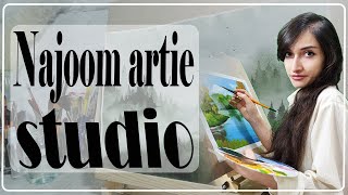 Najoom artie studio : some of my landscape watercolor , gouache and acrylic paintings in 2 years