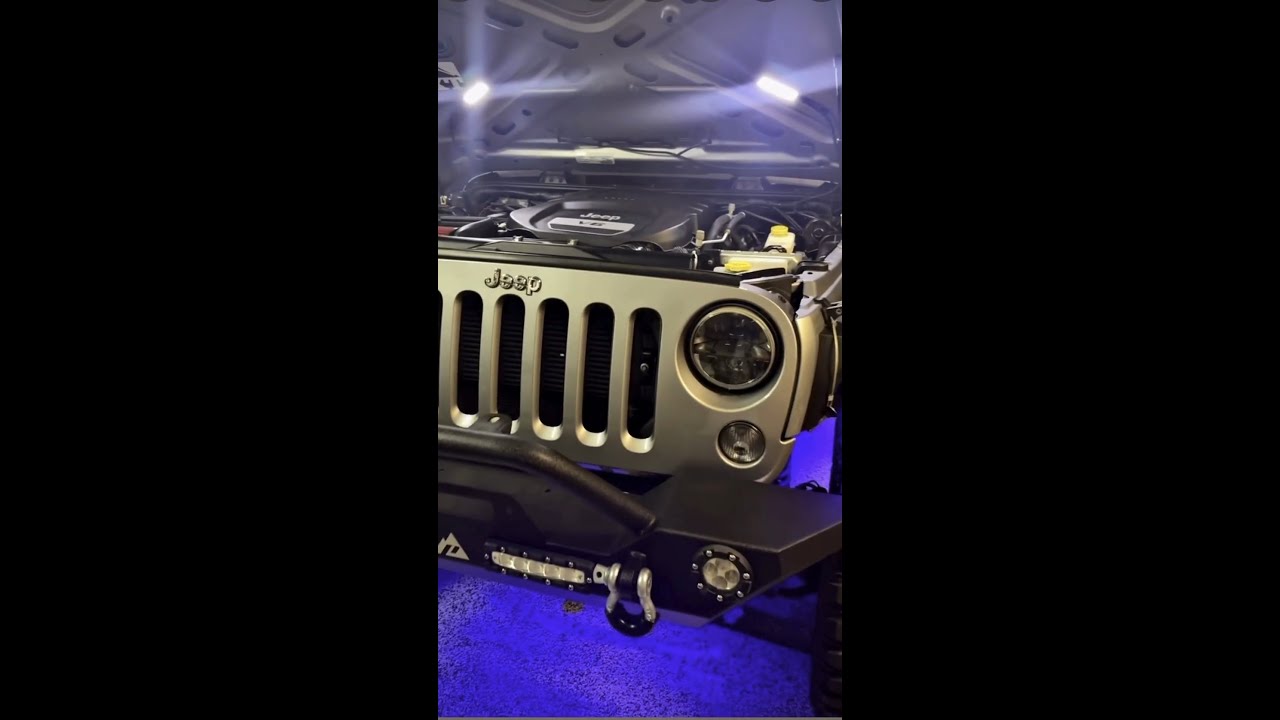 Upgrade your Jeep&rsquo;s functionality with the Raxiom Axial LED Underhood Lighting Kit! 💡