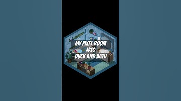 Pixel bathroom and yellow duck 💛#procreate #asmr #shorts #isometric