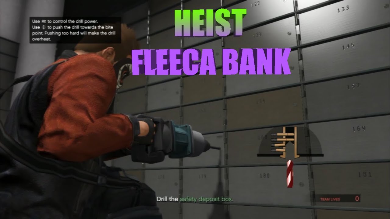 GTA 5 Online Fleeca bank Gameplay Heist Update NEW Bank Heist Gameplay