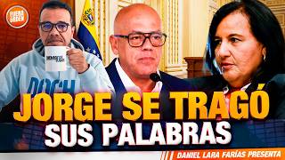 Jorge Rodríguez Obligado a Sentarse con Dinorah Figuera por Trump