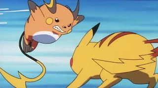 ¡Pikachu vs. Raichu! | Pokémon: Liga Añil | Clip oficial