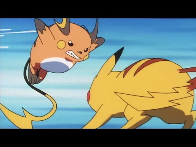 ¡Pikachu vs. Raichu! | Pokémon: Liga Añil | Clip oficial class=