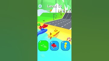 🔥Shape-shifting & Transform the Character⚡️Level 54 (2 x speed) #shorts