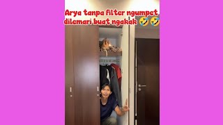 Arya Tanpa Filter Ngumpet Di Lemari Buat Ngakak wargapeaaryakhan pinkanmambo fyp viral trend 