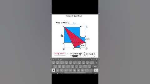 Can You Solve This Hardest Geometry Question?