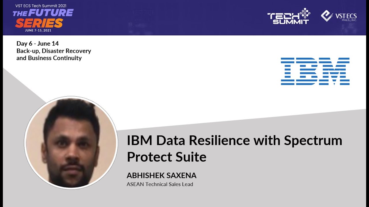 IBM: IBM Data Resilience with Spectrum Protect Suite