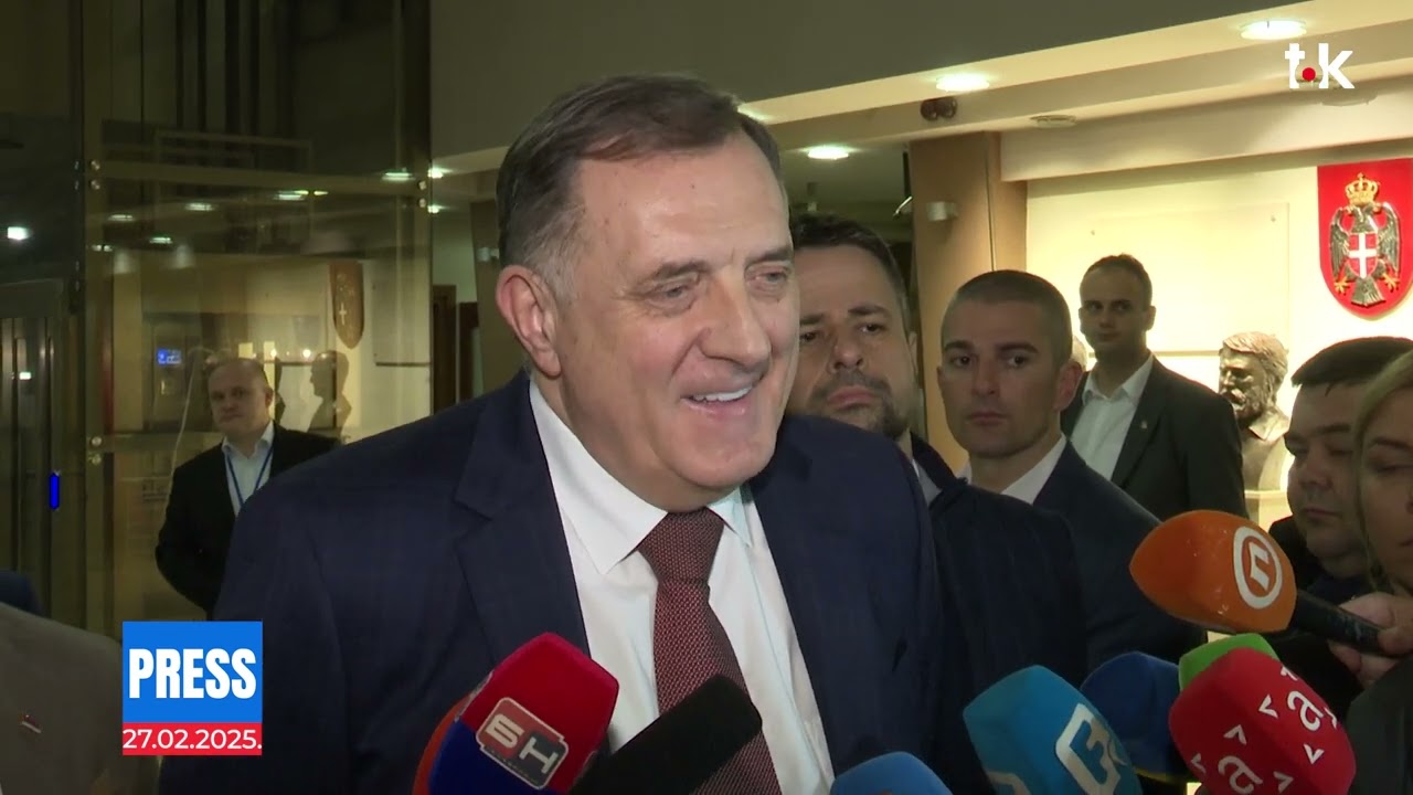DODIK se opet oglasio, njegov savjetnik napao novinare, Dodik ga odgurnuo! II TOK TV II 2025