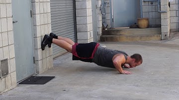Feet On Wall Push-ups