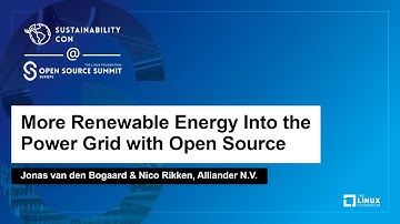 More Renewable Energy Into the Power Grid with Open Source - Jonas van den Bogaard & Nico Rikken