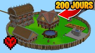 J'ai survécu 200 jours en Skyblock sur Minecraft Hardcore