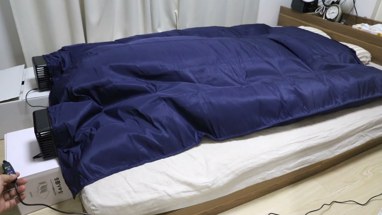 サンコー「ふぁん寝る TK-AIR22N」電源オンから風が循環するまで - YouTube