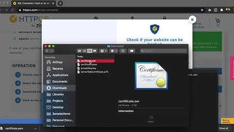 How to Convert P7b file to .cer and .der for use in iOS Application