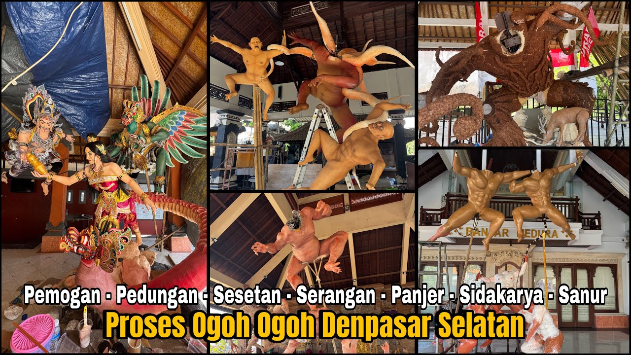 PENILAIAN SEMAKIN DEKAT !! KELILING MELIHAT PROSES OGOH OGOH DENPASAR SELATAN 2026