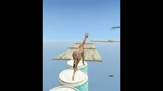 giraffe funny parkour GTA5