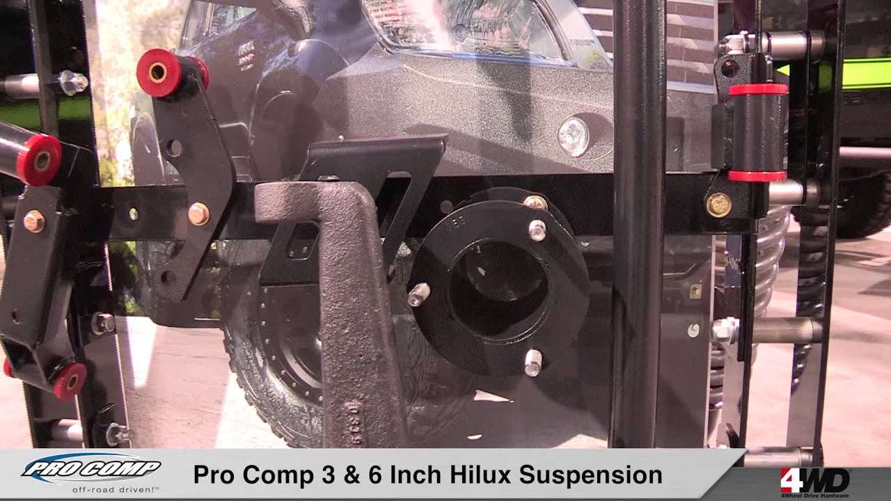 Pro Comp 3 & 6 Inch Hilux Suspension System