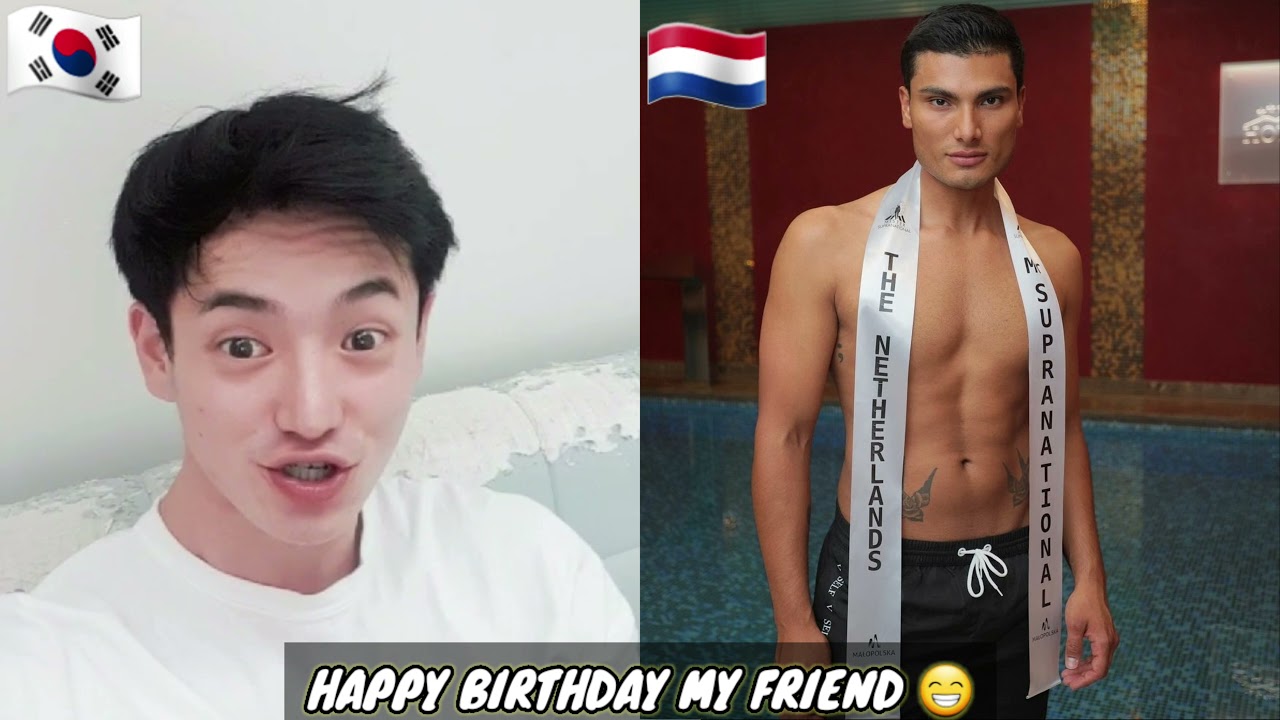 MISTER SUPRANATIONAL MISTER Netherlands BIRTHDAY 09.20 🎂 Happy birthday to you have a good day
