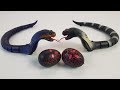 SNAKE REALISTIC COBRA TOYS. RC Snake toys playing.