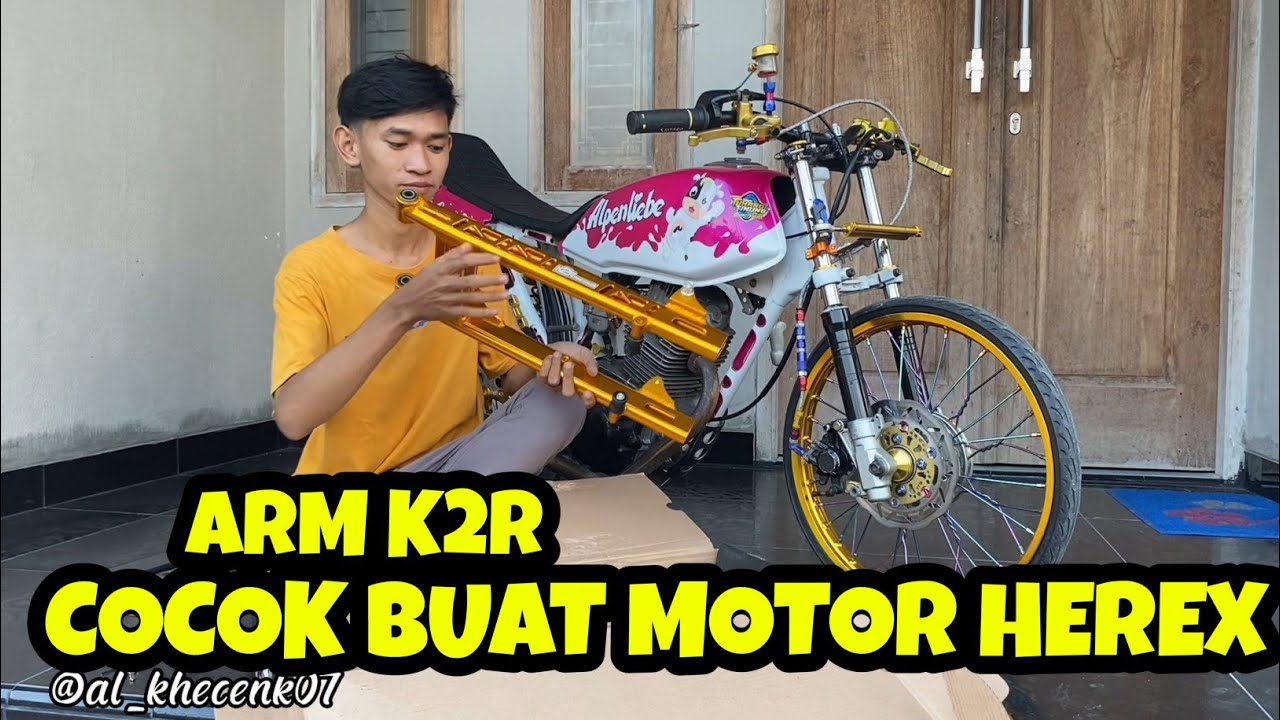 Review dan pasang arm k2r di motor GL