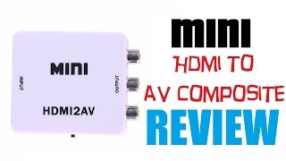 Elekcity Mini HDMI to AV Composite - Product Review(Glasses Freek reviews his new Mini HDMI to AV Composite! Sorry the TV screen flashes, it's the camera's fault, not the device's. If you like this video, give it a like ..., 2013-10-13T07:00:00.000Z)