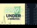 This Strategy Makes $200+ Under 5 Minutes