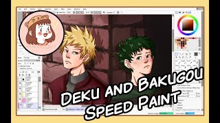 Speed Paint | Paint tool Sai 2 | Deku & Bakugou