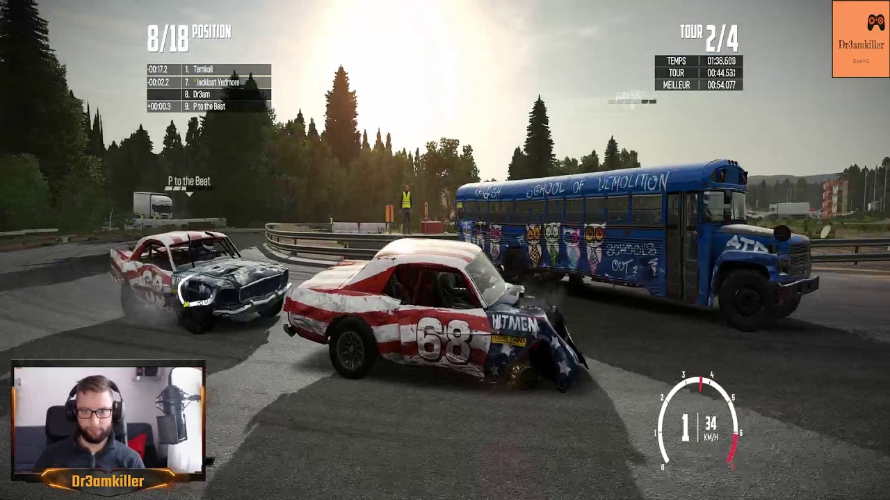 WRECKFEST test gameplay pc FR #1 - YouTube