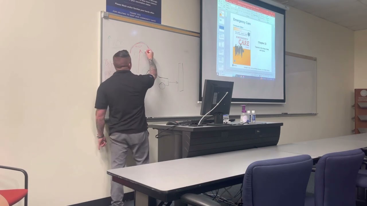 Cushing Reflex (ICP) traumatic brain injuries, Cushing reflex/National University Fresno CA