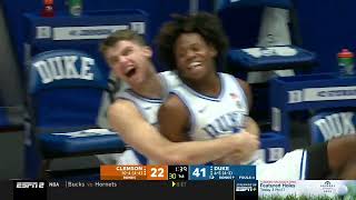 Wendell Moore Jr 2020-2021 Season Makes - Duke - Ncaa