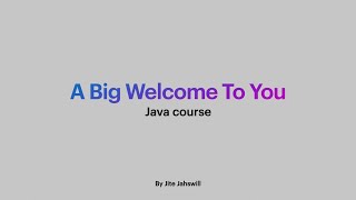 Java for Beginners | Introduction  | Learn Java Programming Easily | 2025