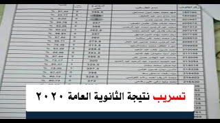 اعلان نتيجة الثانوية العامة وبشرة سارة بنخفاض التنسيقات2020