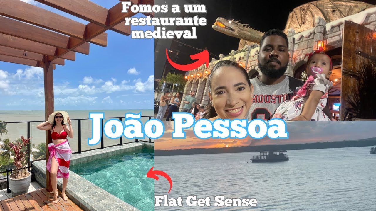Viagem a João Pessoa 2025, flat get sense + fomos a um restaurante medieval😍!