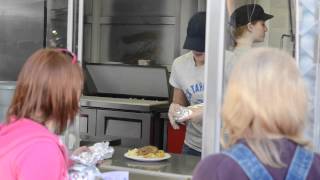 Nick Tahous Garbage Plate Rochester NY Lilac Festival Tent 2012