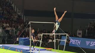 Shantae-Eve Asiedua AMANKWAAH (GBR) - 12,600 Uneven Bars Final - Junior European championships 2024