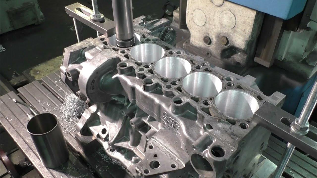 CYLINDER BLOCK BORING. ENGINE CYLINDER REPAIR / РЕМОНТ ЦИЛИНДРОВ