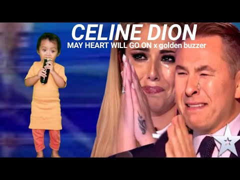 Golden Buzzer: Simon Cowell Crying To Hear The Song Celine Dion Homeless On The Big World Stage