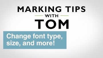 Editing text in Project Complete Marking Software
