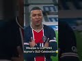 mbappe copying neymar celebration #