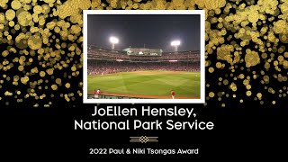 JoEllen Hensley, National Park Service:  2022 Paul & Niki Tsongas Award