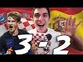 CROATIA VS SPAIN 3-2 Reaction - JEDVAJ OUR HERO!