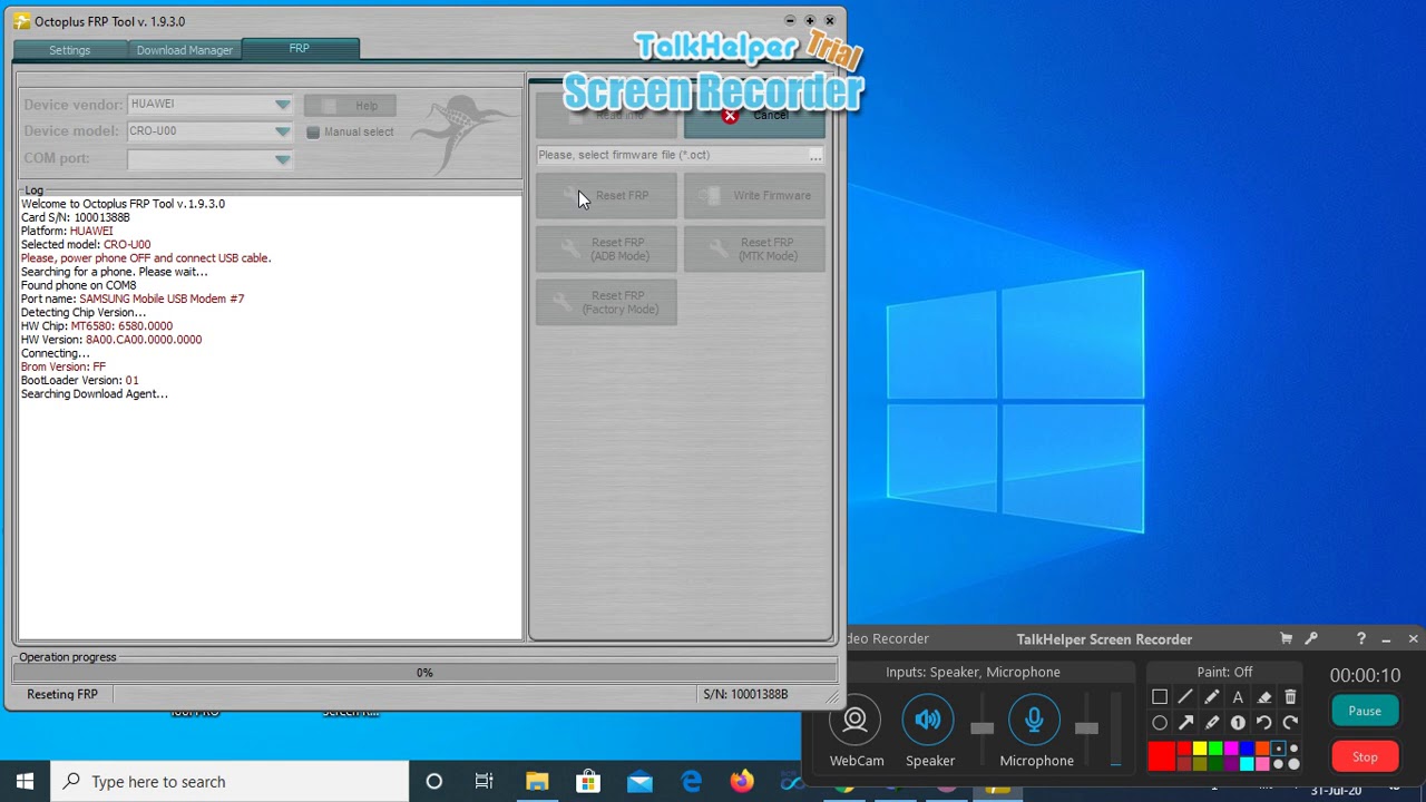 FRP BYPASS HUAWEI Y3 2017 CRO-U00