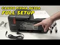 How to wifi setup how to canon pixma tr8620a  tr8622 printer with pc computer