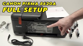How to WiFi Setup How to Canon Pixma TR8620a & TR8622 Printer With PC Computer