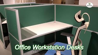 8 Seater Office Workstation Desks Thickness 25Mm Modular Cubicle Workstation